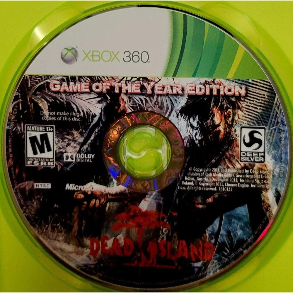 XBOX 360: DEAD ISLAND - GAME OF THE YEAR EDITION,  COMPLETE CIB,FAST SHIPPING